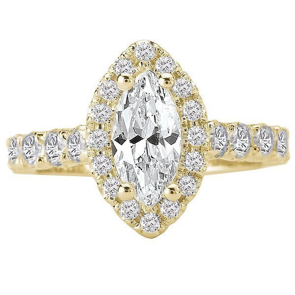 18KT Gold 3/4 CTW Diamond Marquise Halo Setting For 1 CT 4 / White,4 / Yellow,4 / Rose,4.5 / White,4.5 / Yellow,4.5 / Rose,5 / White,5 / Yellow,5 / Rose,5.5 / White,5.5 / Yellow,5.5 / Rose,6 / White,6 / Yellow,6 / Rose,6.5 / White,6.5 / Yellow,6.5 / Rose,7 / White,7 / Yellow,7 / Rose,7.5 / White,7.5 / Yellow,7.5 / Rose,8 / White,8 / Yellow,8 / Rose,8.5 / White,8.5 / Yellow,8.5 / Rose,9 / White,9 / Yellow,9 / Rose