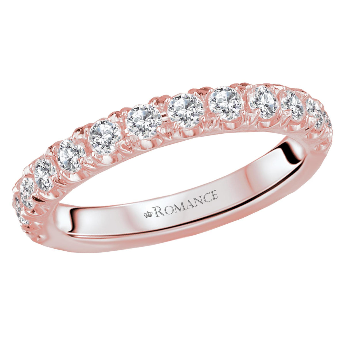 18KT Gold 5-8 CTW Diamond 13 Stone Band Rose / 4,Rose / 4.5,Rose / 5,Rose / 5.5,Rose / 6,Rose / 6.5,Rose / 7,Rose / 7.5,Rose / 8,Rose / 8.5,Rose / 9