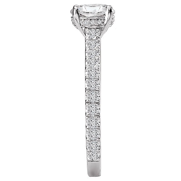 18KT White Gold 1.50 CTW Diamond Accent Cathedral Ring I1 / 4,I1 / 4.5,I1 / 5,I1 / 5.5,I1 / 6,I1 / 6.5,I1 / 7,I1 / 7.5,I1 / 8,I1 / 8.5,I1 / 9,SI / 4,SI / 4.5,SI / 5,SI / 5.5,SI / 6,SI / 6.5,SI / 7,SI / 7.5,SI / 8,SI / 8.5,SI / 9,VS / 4,VS / 4.5,VS / 5,VS / 5.5,VS / 6,VS / 6.5,VS / 7,VS / 7.5,VS / 8,VS / 8.5,VS / 9