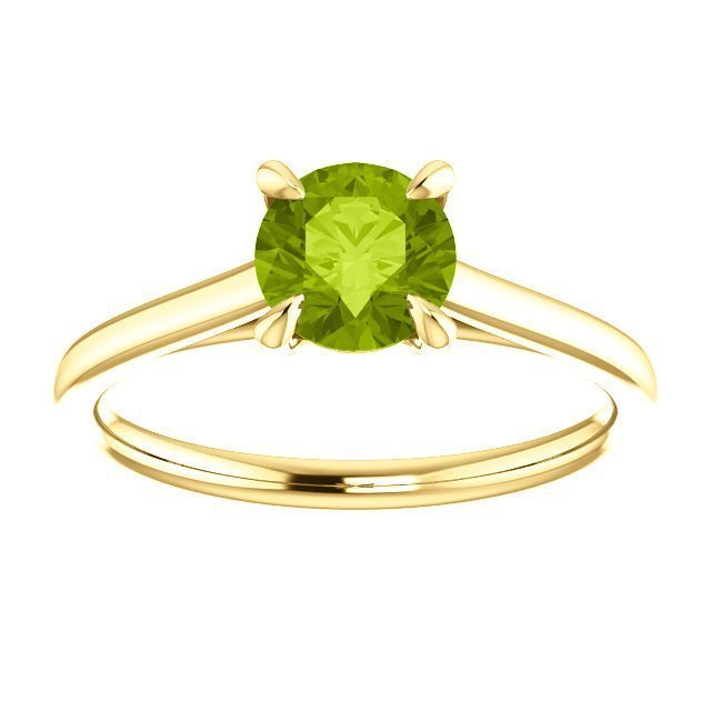 14KT GOLD 0.95 CT ROUND PERIDOT SOLITAIRE RING 4 / Rose,4 / White,4 / Yellow,4.5 / Rose,4.5 / White,4.5 / Yellow,5 / Rose,5 / White,5 / Yellow,5.5 / Rose,5.5 / White,5.5 / Yellow,6 / Rose,6 / White,6 / Yellow,6.5 / Rose,6.5 / White,6.5 / Yellow,7 / Rose,7 / White,7 / Yellow,7.5 / Rose,7.5 / White,7.5 / Yellow,8 / Rose,8 / White,8 / Yellow,8.5 / Rose,8.5 / White,8.5 / Yellow,9 / Rose,9 / White,9 / Yellow