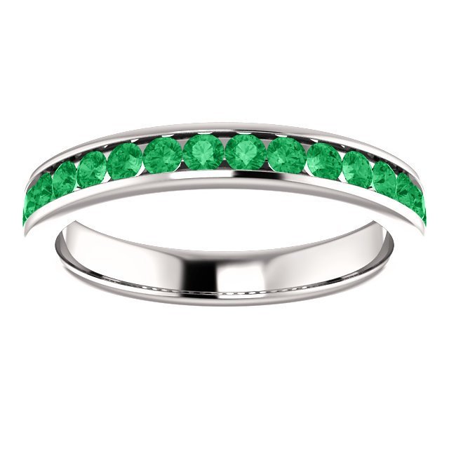 14KT Gold 0.64 CTW Emerald Channel-Set Band 4 / White,4 / Yellow,4 / Rose,4.5 / White,4.5 / Yellow,4.5 / Rose,5 / White,5 / Yellow,5 / Rose,5.5 / White,5.5 / Yellow,5.5 / Rose,6 / White,6 / Yellow,6 / Rose,6.5 / White,6.5 / Yellow,6.5 / Rose,7 / White,7 / Yellow,7 / Rose,7.5 / White,7.5 / Yellow,7.5 / Rose,8 / White,8 / Yellow,8 / Rose,8.5 / White,8.5 / Yellow,8.5 / Rose,9 / White,9 / Yellow,9 / Rose