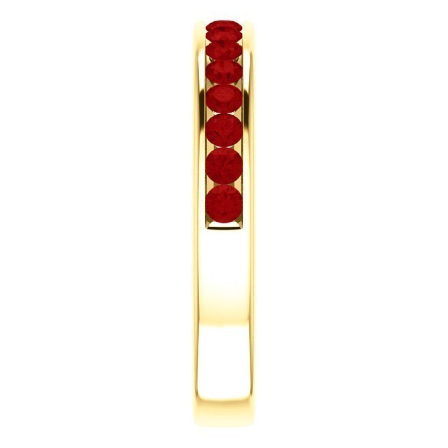 14KT GOLD 0.64 CTW ROUND RUBY CHANNEL-SET BAND 4 / White,4 / Yellow,4 / Rose,4.5 / White,4.5 / Yellow,4.5 / Rose,5 / White,5 / Yellow,5 / Rose,5.5 / White,5.5 / Yellow,5.5 / Rose,6 / White,6 / Yellow,6 / Rose,6.5 / White,6.5 / Yellow,6.5 / Rose,7 / White,7 / Yellow,7 / Rose,7.5 / White,7.5 / Yellow,7.5 / Rose,8 / White,8 / Yellow,8 / Rose,8.5 / White,8.5 / Yellow,8.5 / Rose,9 / White,9 / Yellow,9 / Rose
