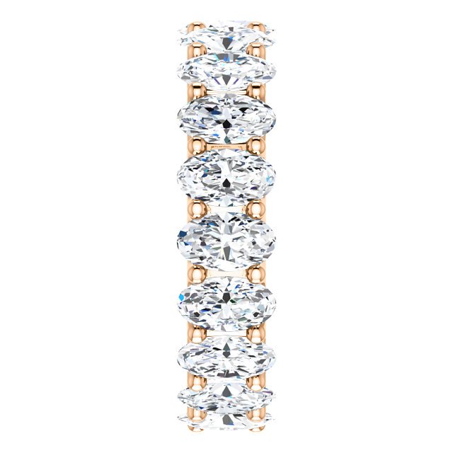 14KT GOLD 5 CTW OVAL DIAMOND SHARED U-PRONG ETERNITY BAND 4 (4.75 CTW) / White,4 (4.75 CTW) / Yellow,4 (4.75 CTW) / Rose,4.5 (4.75 CTW) / White,4.5 (4.75 CTW) / Yellow,4.5 (4.75 CTW) / Rose,5 (5 CTW) / White,5 (5 CTW) / Yellow,5 (5 CTW) / Rose,5.5 (5 CTW) / White,5.5 (5 CTW) / Yellow,5.5 (5 CTW) / Rose,6 (5.25 CTW) / White,6 (5.25 CTW) / Yellow,6 (5.25 CTW) / Rose,6.5 (5.25 CTW) / White,6.5 (5.25 CTW) / Yellow,6.5 (5.25 CTW) / Rose,7 (5.25 CTW) / White,7 (5.25 CTW) / Yellow,7 (5.25 CTW) / Rose,7.5 (5.50 CTW