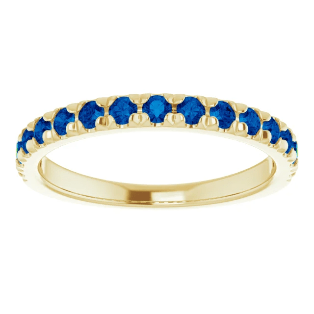 14KT GOLD 3/4 CTW ROUND BLUE SAPPHIRE FRENCH-SET BAND 4 / Rose,4 / White,4 / Yellow,4.5 / Rose,4.5 / White,4.5 / Yellow,5 / Rose,5 / White,5 / Yellow,5.5 / Rose,5.5 / White,5.5 / Yellow,6 / Rose,6 / White,6 / Yellow,6.5 / Rose,6.5 / White,6.5 / Yellow,7 / Rose,7 / White,7 / Yellow,7.5 / Rose,7.5 / White,7.5 / Yellow,8 / Rose,8 / White,8 / Yellow,8.5 / Rose,8.5 / White,8.5 / Yellow,9 / Rose,9 / White,9 / Yellow