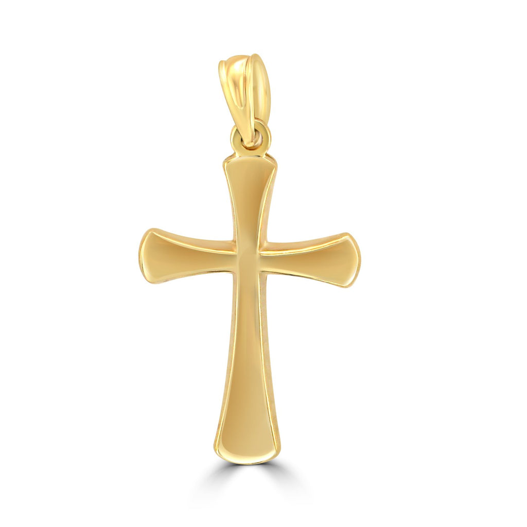 14KT Yellow Gold High Polished Cross