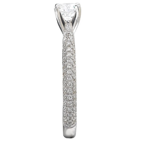 18KT White Gold 1.12 CTW Diamond 3-Row Cathedral Ring I1 / 4,I1 / 4.5,I1 / 5,I1 / 5.5,I1 / 6,I1 / 6.5,I1 / 7,I1 / 7.5,I1 / 8,I1 / 8.5,I1 / 9,SI / 4,SI / 4.5,SI / 5,SI / 5.5,SI / 6,SI / 6.5,SI / 7,SI / 7.5,SI / 8,SI / 8.5,SI / 9,VS / 4,VS / 4.5,VS / 5,VS / 5.5,VS / 6,VS / 6.5,VS / 7,VS / 7.5,VS / 8,VS / 8.5,VS / 9