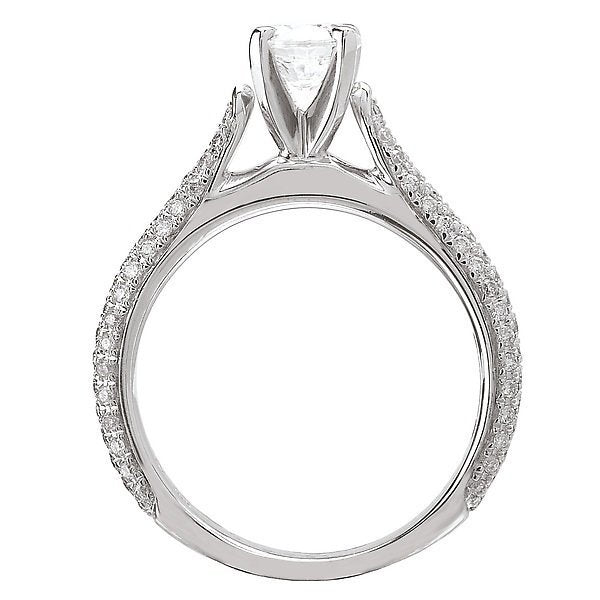 18KT White Gold 1.12 CTW Diamond 3-Row Cathedral Ring I1 / 4,I1 / 4.5,I1 / 5,I1 / 5.5,I1 / 6,I1 / 6.5,I1 / 7,I1 / 7.5,I1 / 8,I1 / 8.5,I1 / 9,SI / 4,SI / 4.5,SI / 5,SI / 5.5,SI / 6,SI / 6.5,SI / 7,SI / 7.5,SI / 8,SI / 8.5,SI / 9,VS / 4,VS / 4.5,VS / 5,VS / 5.5,VS / 6,VS / 6.5,VS / 7,VS / 7.5,VS / 8,VS / 8.5,VS / 9