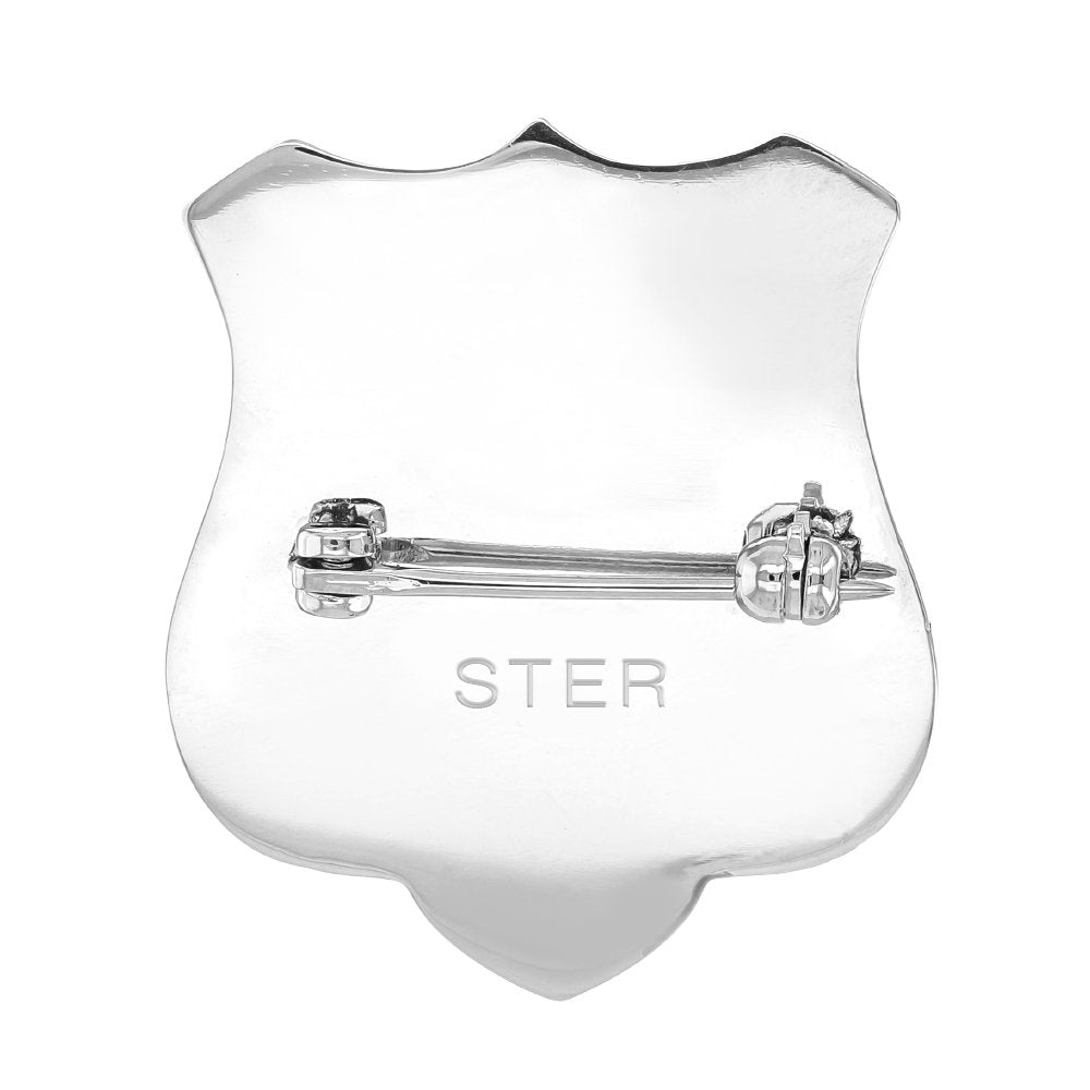 Sterling Silver Heroes Of The St. Pete Police Pin