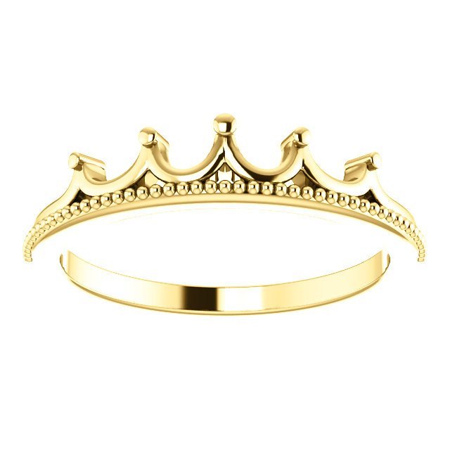 14KT Gold Stackable Crown Ring 4 / Rose,4 / White,4 / Yellow,4.5 / Rose,4.5 / White,4.5 / Yellow,5 / Rose,5 / White,5 / Yellow,5.5 / Rose,5.5 / White,5.5 / Yellow,6 / Rose,6 / White,6 / Yellow,6.5 / Rose,6.5 / White,6.5 / Yellow,7 / Rose,7 / White,7 / Yellow,7.5 / Rose,7.5 / White,7.5 / Yellow,8 / Rose,8 / White,8 / Yellow,8.5 / Rose,8.5 / White,8.5 / Yellow,9 / Rose,9 / White,9 / Yellow