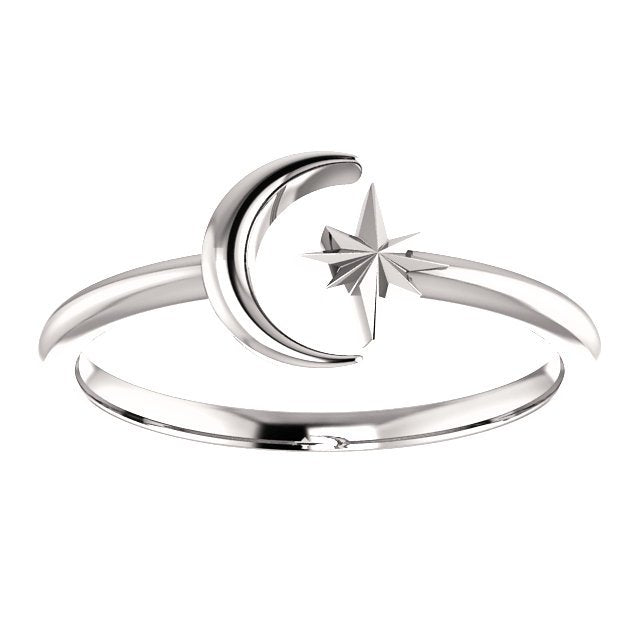 14KT Gold Crescent Moon & Star Space Ring 4 / Rose,4 / White,4 / Yellow,4.5 / Rose,4.5 / White,4.5 / Yellow,5 / Rose,5 / White,5 / Yellow,5.5 / Rose,5.5 / White,5.5 / Yellow,6 / Rose,6 / White,6 / Yellow,6.5 / Rose,6.5 / White,6.5 / Yellow,7 / Rose,7 / White,7 / Yellow,7.5 / Rose,7.5 / White,7.5 / Yellow,8 / Rose,8 / White,8 / Yellow,8.5 / Rose,8.5 / White,8.5 / Yellow,9 / Rose,9 / White,9 / Yellow