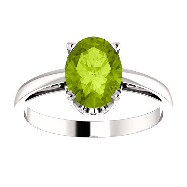 14KT GOLD 1.35 CT OVAL PERIDOT SOLITAIRE SCROLL RING 4 / Yellow,4 / White,4.5 / Yellow,4.5 / White,5 / Yellow,5 / White,5.5 / Yellow,5.5 / White,6 / Yellow,6 / White,6.5 / Yellow,6.5 / White,7 / Yellow,7 / White,7.5 / Yellow,7.5 / White,8 / Yellow,8 / White,8.5 / Yellow,8.5 / White,9 / Yellow,9 / White