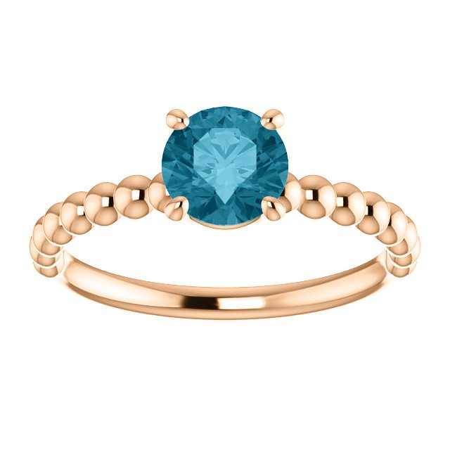 14KT GOLD 1.05 CT LONDON BLUE TOPAZ BEADED SOLITAIRE RING 4 / White,4 / Yellow,4 / Rose,4.5 / White,4.5 / Yellow,4.5 / Rose,5 / White,5 / Yellow,5 / Rose,5.5 / White,5.5 / Yellow,5.5 / Rose,6 / White,6 / Yellow,6 / Rose,6.5 / White,6.5 / Yellow,6.5 / Rose,7 / White,7 / Yellow,7 / Rose,7.5 / White,7.5 / Yellow,7.5 / Rose,8 / White,8 / Yellow,8 / Rose,8.5 / White,8.5 / Yellow,8.5 / Rose,9 / White,9 / Yellow,9 / Rose