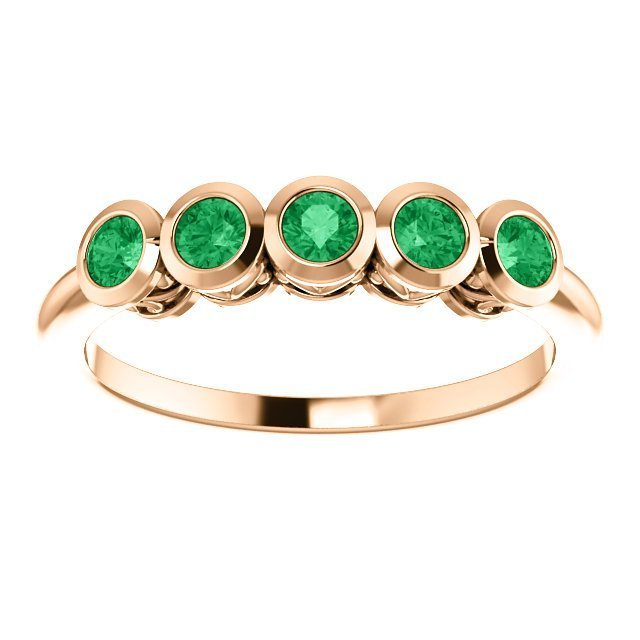 14KT Gold 3/10 CTW Round Emerald 5 Stone Ring 4 / Rose,4 / White,4 / Yellow,4.5 / Rose,4.5 / White,4.5 / Yellow,5 / Rose,5 / White,5 / Yellow,5.5 / Rose,5.5 / White,5.5 / Yellow,6 / Rose,6 / White,6 / Yellow,6.5 / Rose,6.5 / White,6.5 / Yellow,7 / Rose,7 / White,7 / Yellow,7.5 / Rose,7.5 / White,7.5 / Yellow,8 / Rose,8 / White,8 / Yellow,8.5 / Rose,8.5 / White,8.5 / Yellow,9 / Rose,9 / White,9 / Yellow