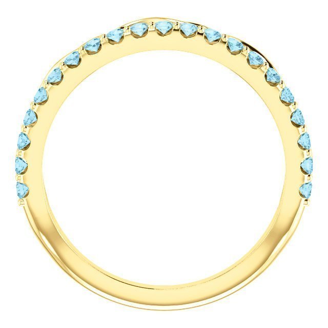 14KT GOLD 0.35 CTW AQUAMARINE INFINITY STACKABLE RING 4 / White,4 / Yellow,4 / Rose,4.5 / White,4.5 / Yellow,4.5 / Rose,5 / White,5 / Yellow,5 / Rose,5.5 / White,5.5 / Yellow,5.5 / Rose,6 / White,6 / Yellow,6 / Rose,6.5 / White,6.5 / Yellow,6.5 / Rose,7 / White,7 / Yellow,7 / Rose,7.5 / White,7.5 / Yellow,7.5 / Rose,8 / White,8 / Yellow,8 / Rose,8.5 / White,8.5 / Yellow,8.5 / Rose,9 / White,9 / Yellow,9 / Rose