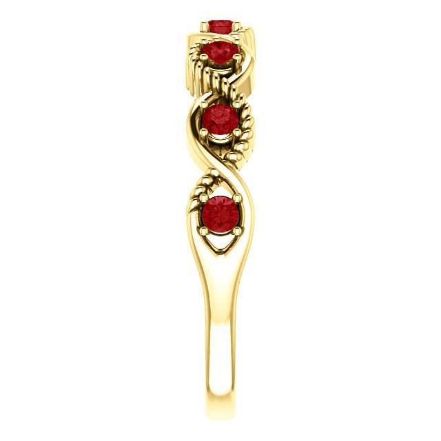 14KT GOLD 0.28 CTW RUBY BEADED STACKABLE 7 STONE TWIST RING 4 / Rose,4 / White,4 / Yellow,4.5 / Rose,4.5 / White,4.5 / Yellow,5 / Rose,5 / White,5 / Yellow,5.5 / Rose,5.5 / White,5.5 / Yellow,6 / Rose,6 / White,6 / Yellow,6.5 / Rose,6.5 / White,6.5 / Yellow,7 / Rose,7 / White,7 / Yellow,7.5 / Rose,7.5 / White,7.5 / Yellow,8 / Rose,8 / White,8 / Yellow,8.5 / Rose,8.5 / White,8.5 / Yellow,9 / Rose,9 / White,9 / Yellow