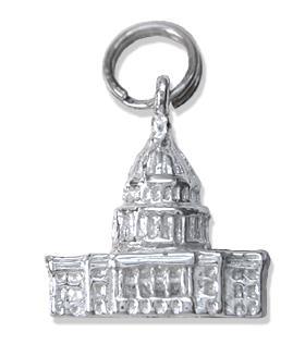 Steling Silver Capital Charm