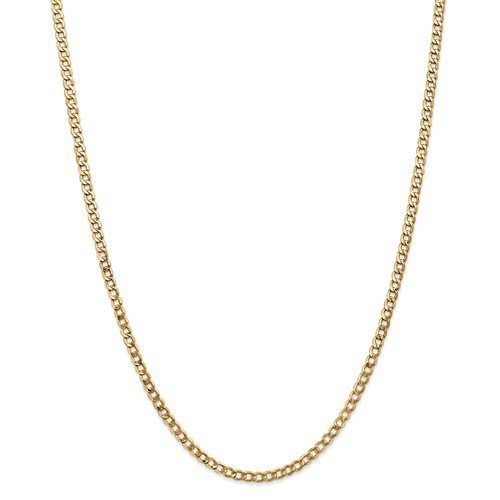 14K Gold 16 Inch Solid Figaro Chain Necklace - JCPenney