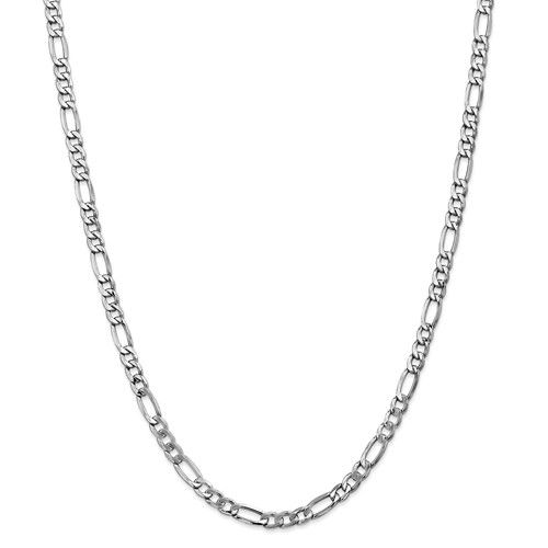14K Yellow Gold 16 inch 5.75mm Figaro Chain Necklace 
