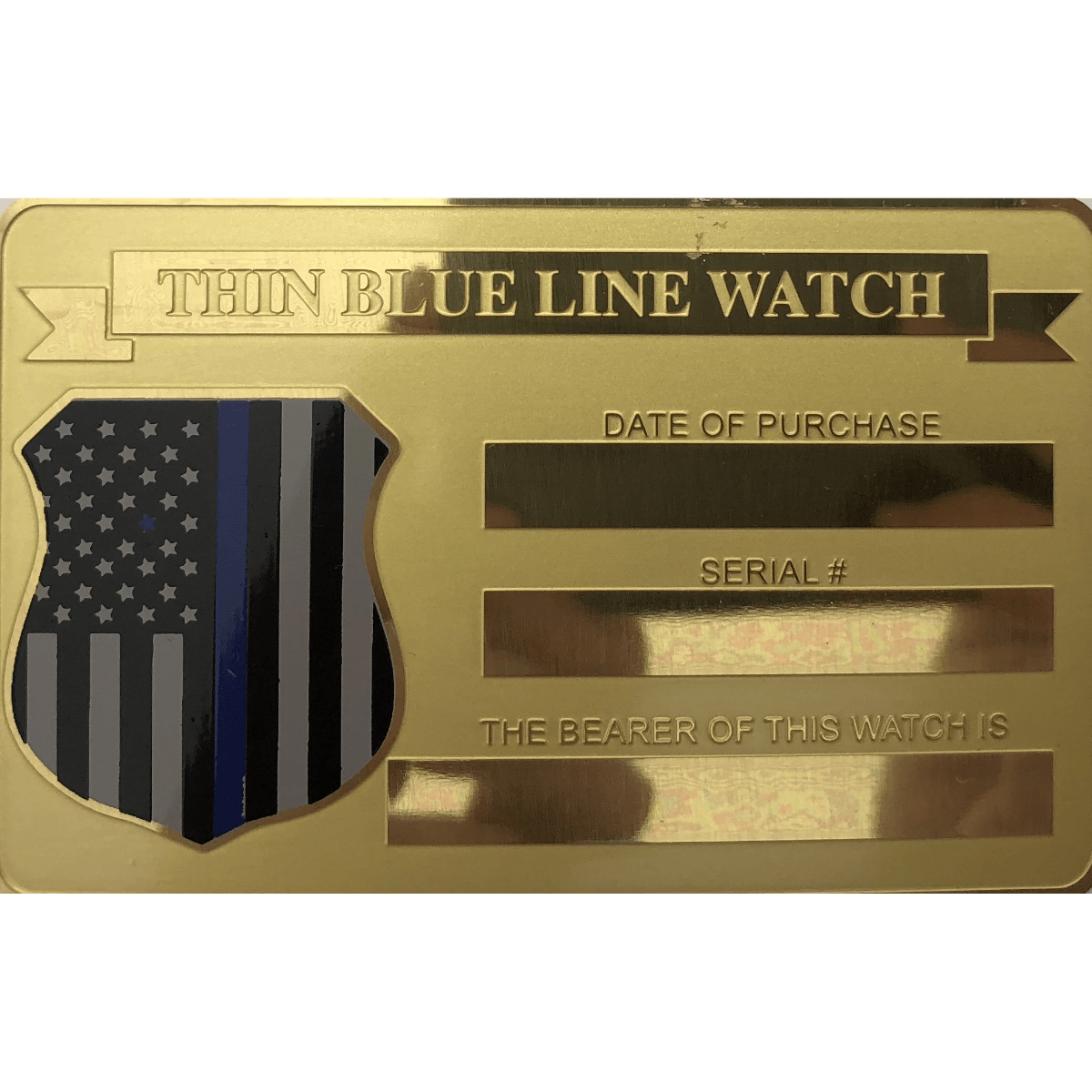 Men's Thin Blue Line For Law Enforcement