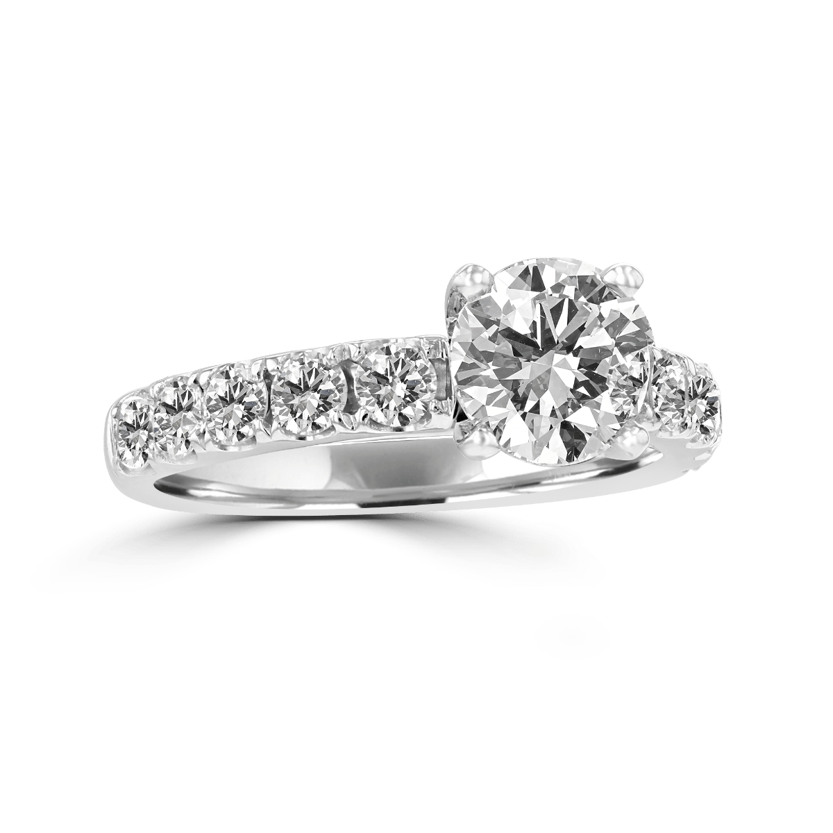 14KT 1 3/4 CTW Diamond Accent Ring with 1 CT Center Diamond I1 / 4,I1 / 4.5,I1 / 5,I1 / 5.5,I1 / 6,I1 / 6.5,I1 / 7,I1 / 7.5,I1 / 8,I1 / 8.5,I1 / 9,SI / 4,SI / 4.5,SI / 5,SI / 5.5,SI / 6,SI / 6.5,SI / 7,SI / 7.5,SI / 8,SI / 8.5,SI / 9,VS / 4,VS / 4.5,VS / 5,VS / 5.5,VS / 6,VS / 6.5,VS / 7,VS / 7.5,VS / 8,VS / 8.5,VS / 9