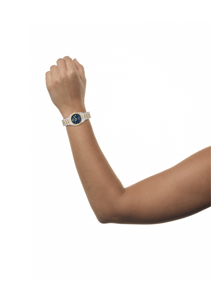 Women`s Citizen Two-Tone Corso Watch with Blue Dial