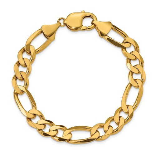 14k buy gold figaro link bracelet