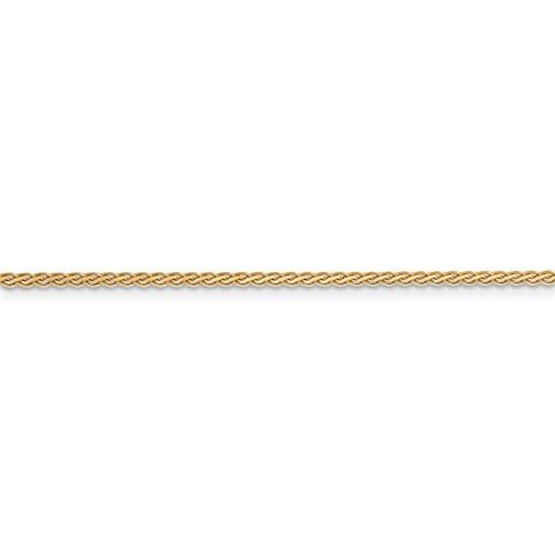 14KT Gold 1.8MM Flat Wheat Chain - 4 Lengths Available 16 in. / White,16 in. / Yellow,18 in. / White,18 in. / Yellow,20 in. / White,20 in. / Yellow,24 in. / White,24 in. / Yellow