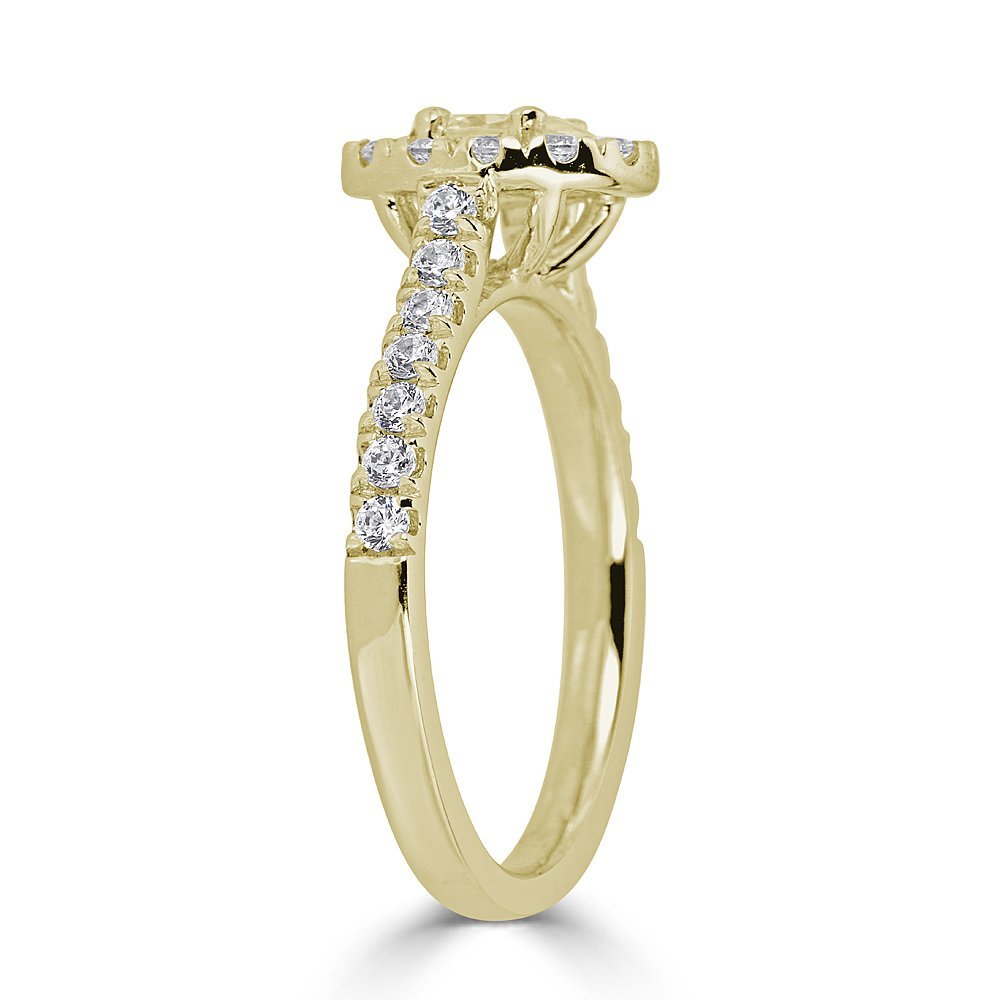 JULEVE 14KT GOLD 1.00 CTW DIAMOND OVAL HALO CATHEDRAL RING 4 / White,4 / Yellow,4 / Rose,4.5 / White,4.5 / Yellow,4.5 / Rose,5 / White,5 / Yellow,5 / Rose,5.5 / White,5.5 / Yellow,5.5 / Rose,6 / White,6 / Yellow,6 / Rose,6.5 / White,6.5 / Yellow,6.5 / Rose,7 / White,7 / Yellow,7 / Rose,7.5 / White,7.5 / Yellow,7.5 / Rose,8 / White,8 / Yellow,8 / Rose,8.5 / White,8.5 / Yellow,8.5 / Rose,9 / White,9 / Yellow,9 / Rose
