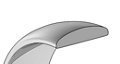 Women's Platinum 3MM Half Round Light Wedding Band 4,4.5,5,5.5,6,6.5,7,7.5,8,8.5,9