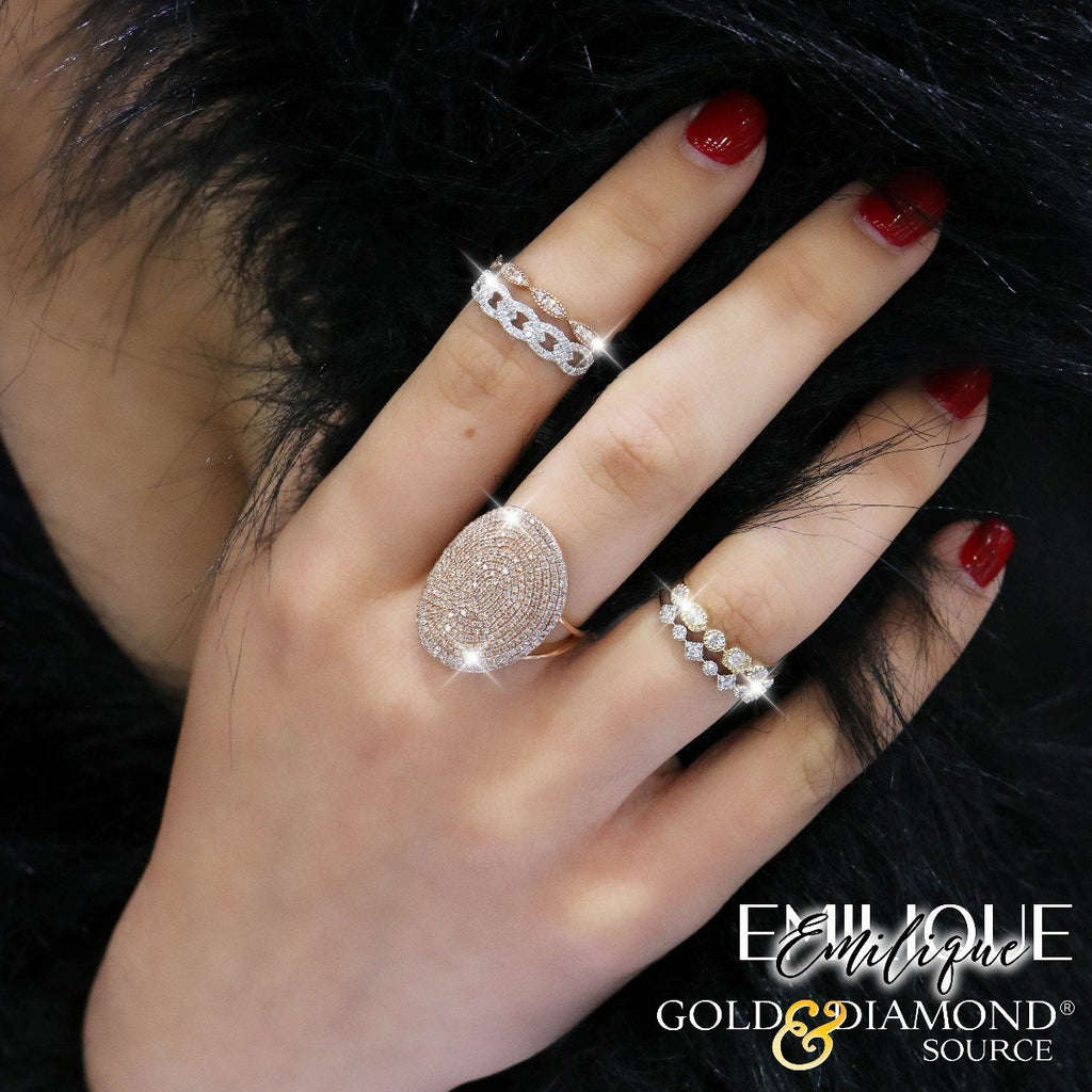 Emilique 14KT Gold 1/5 CTW Diamond Marquise Shape Pave Link Band 4 / Rose,4 / White,4 / Yellow,4.5 / Rose,4.5 / White,4.5 / Yellow,5 / Rose,5 / White,5 / Yellow,5.5 / Rose,5.5 / White,5.5 / Yellow,6 / Rose,6 / White,6 / Yellow,6.5 / Rose,6.5 / White,6.5 / Yellow,7 / Rose,7 / White,7 / Yellow,7.5 / Rose,7.5 / White,7.5 / Yellow,8 / Rose,8 / White,8 / Yellow,8.5 / Rose,8.5 / White,8.5 / Yellow,9 / Rose,9 / White,9 / Yellow
