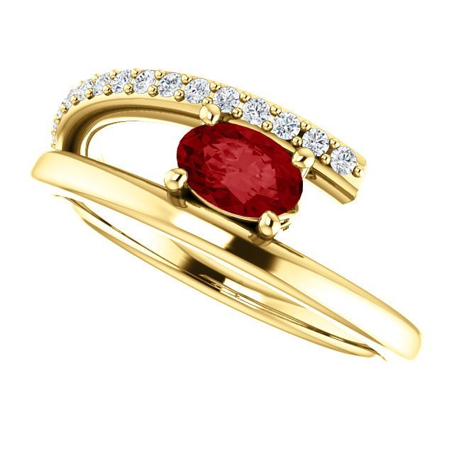 14KT GOLD 0.60 CT RUBY & 1/8 CTW DIAMOND BYPASS RING 4 / Rose,4 / White,4 / Yellow,4.5 / Rose,4.5 / White,4.5 / Yellow,5 / Rose,5 / White,5 / Yellow,5.5 / Rose,5.5 / White,5.5 / Yellow,6 / Rose,6 / White,6 / Yellow,6.5 / Rose,6.5 / White,6.5 / Yellow,7 / Rose,7 / White,7 / Yellow,7.5 / Rose,7.5 / White,7.5 / Yellow,8 / Rose,8 / White,8 / Yellow,8.5 / Rose,8.5 / White,8.5 / Yellow,9 / Rose,9 / White,9 / Yellow