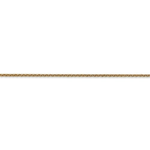 14KT Yellow Gold 1.5MM Cable Chain Anklet