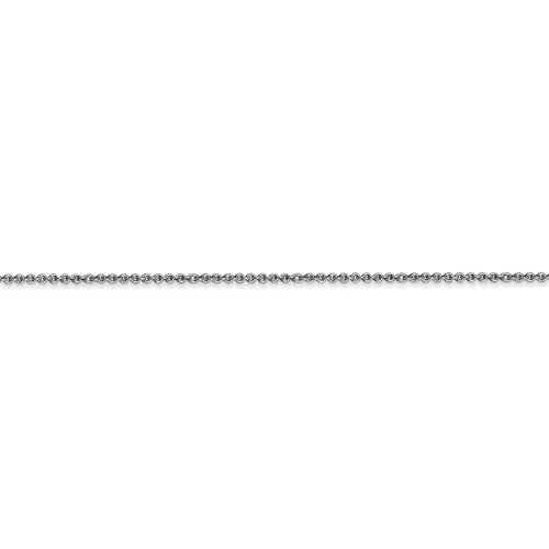 14KT Gold 1MM Cable Chain Necklace -  3 Lengths 16 Inch / Yellow,16 Inch / White,18 Inch / Yellow,18 Inch / White,20 Inch / Yellow,20 Inch / White