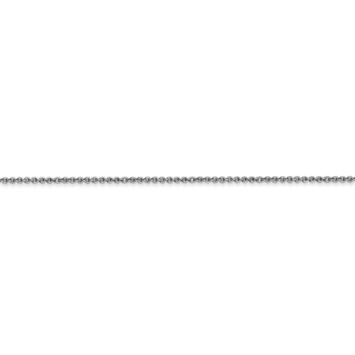14KT Gold 1MM Cable Chain Necklace -  3 Lengths 16 Inch / Yellow,16 Inch / White,18 Inch / Yellow,18 Inch / White,20 Inch / Yellow,20 Inch / White
