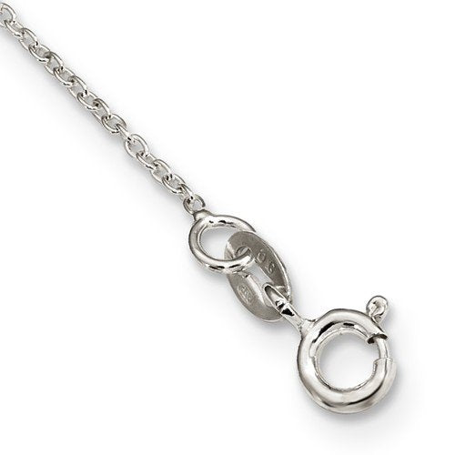 Sterling Silver "Love" and Heart Necklace
