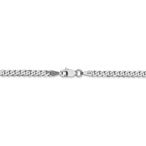 Black Bow Jewelry Company 6mm Sterling Silver Solid Antiqued Flat Curb Chain  India | Ubuy